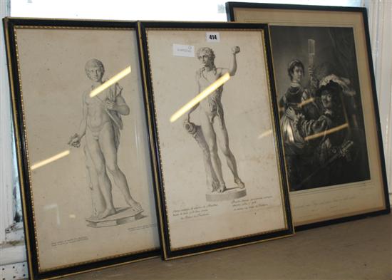 3 engravings